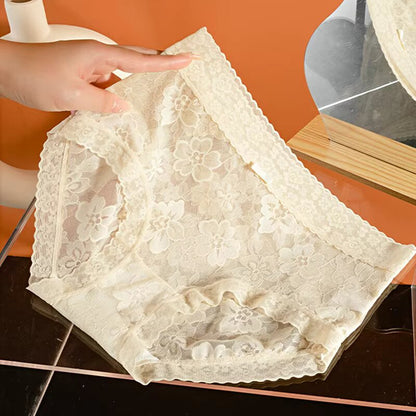 luxury Soft Lace Silk Panties