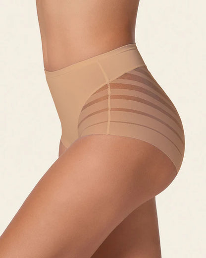 Stripe Undetectable Lace Classic Shaper Panty