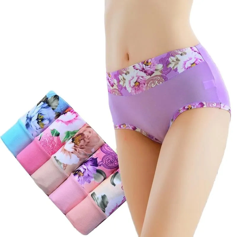 Floral Cotton Print Panties