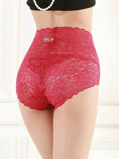 Bforbae Elegant High Rise Lace Briefs