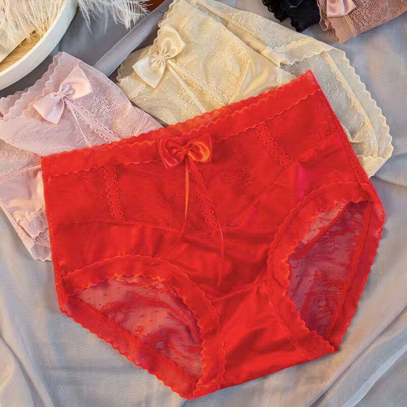 Semi-Transparent Seamless Silk Triangle Panties