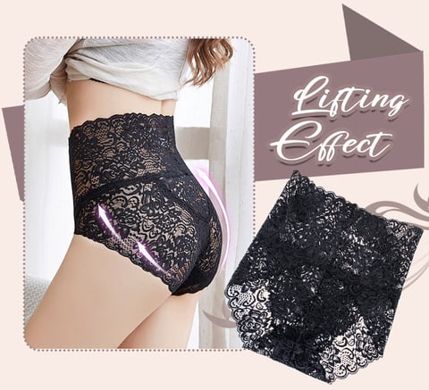 Bforbae Elegant High Rise Lace Briefs